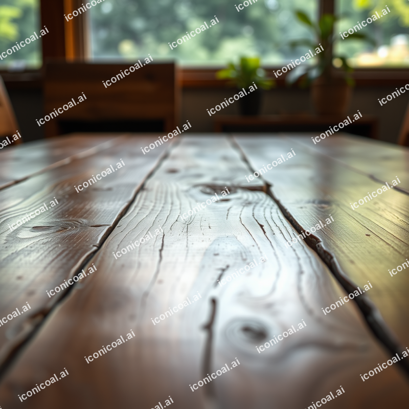 Wooden Table Surface Rustic Warm Brown Texture