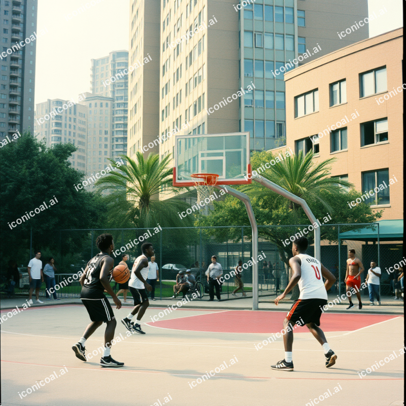 Basketball Game Street Court Urban Sports Culture