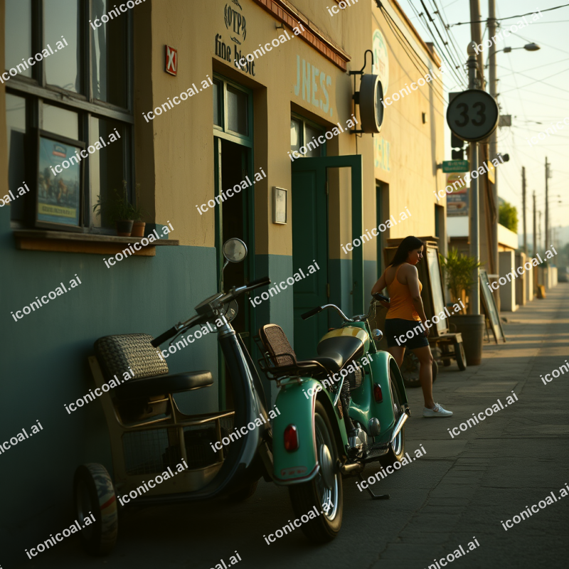 Beautiful Vintage-retro Scene