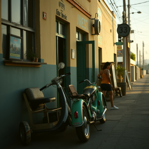 Beautiful Vintage-retro Scene