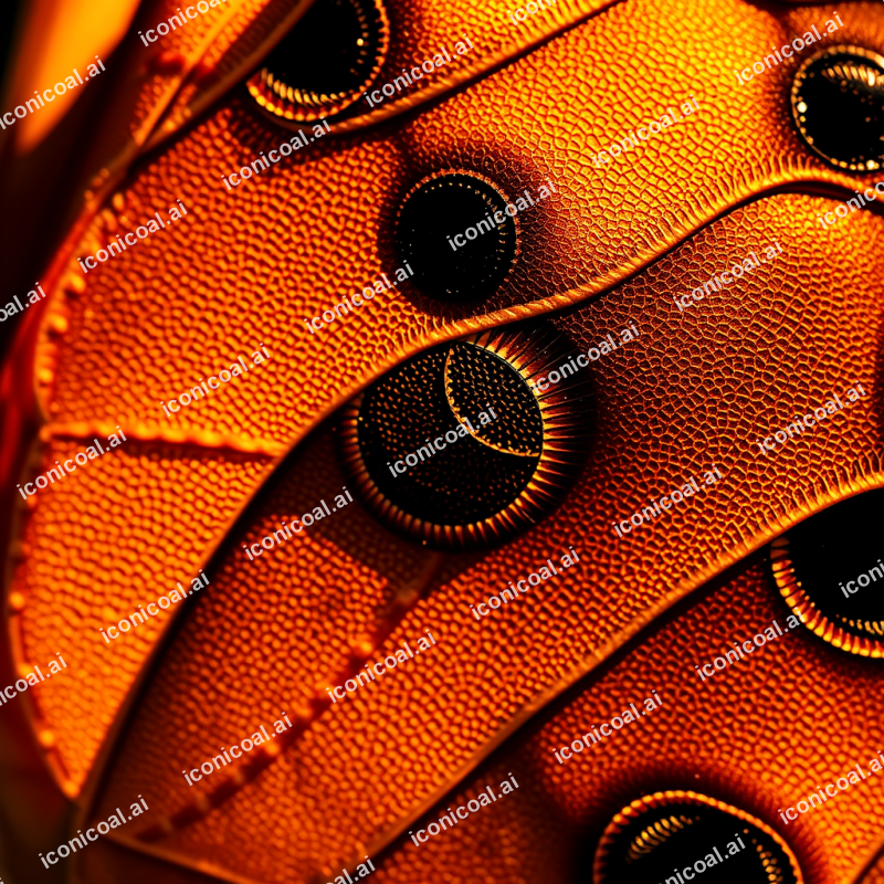 Butterfly Wing Scales In Extreme Macro Showing Color Cells