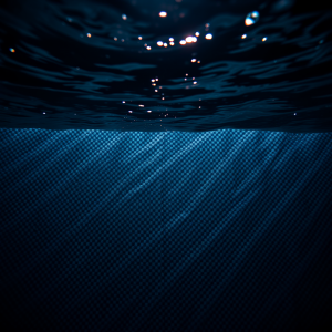 Carbon Fiber Weave Pattern Under Dramatic Studio Lighting