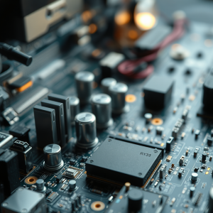 Circuit Board Macro Technology Electronics Detail