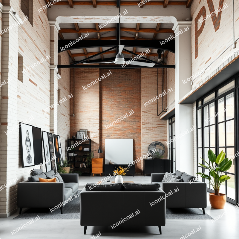 Converted Warehouse Loft With Industrial Charm And Modern...