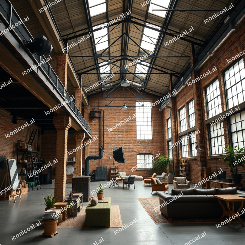 Converted Warehouse Loft With Industrial Charm And Modern...