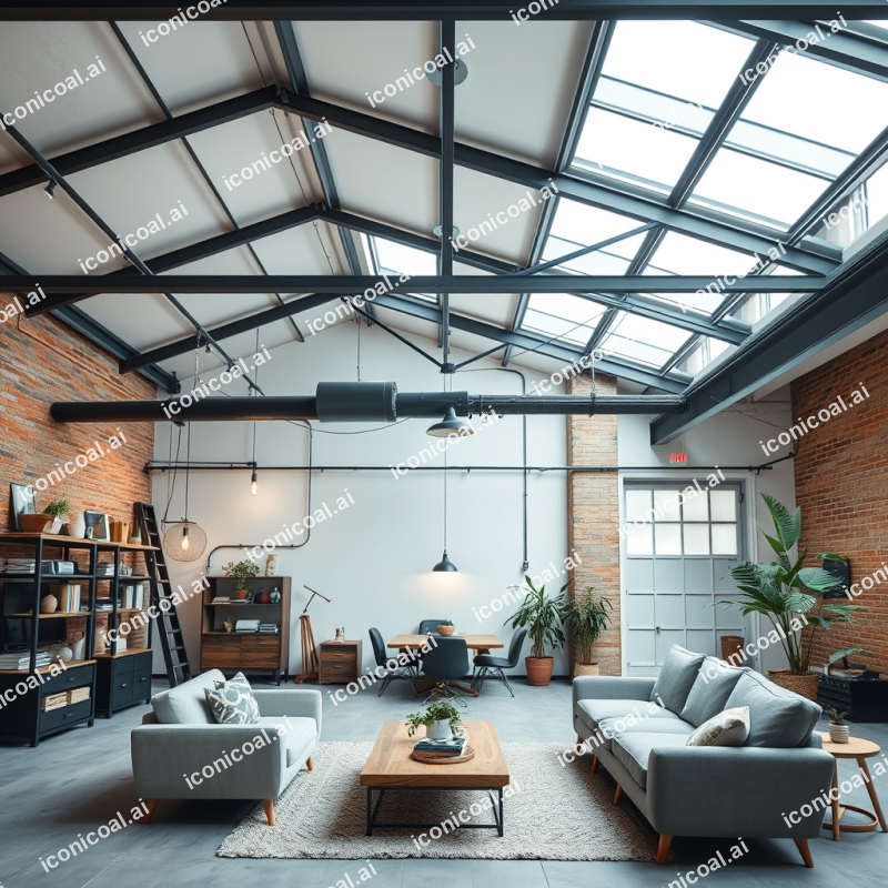 Converted Warehouse Loft With Industrial Charm And Modern...
