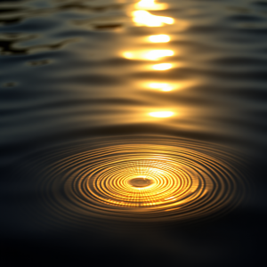 Cymatics Patterns In Water From Sound Frequencies