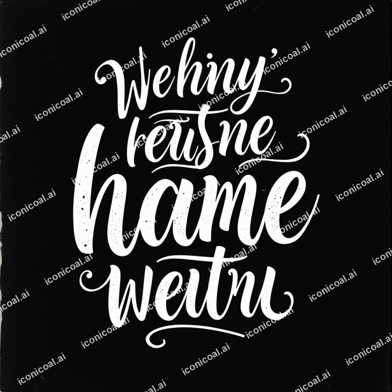 Hand-lettering Calligraphy Artwork Inspirational Quote De...