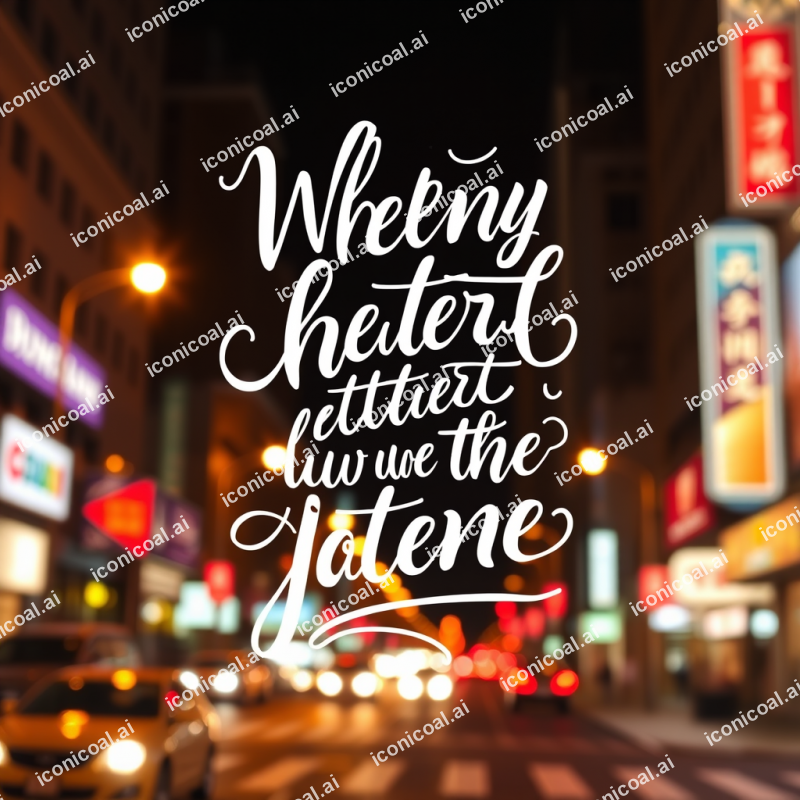 Hand-lettering Calligraphy Artwork Inspirational Quote De...