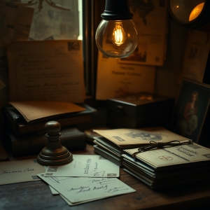 Old Postcards And Letters Correspondence Nostalgia