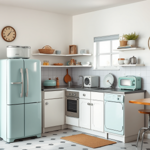 Vintage Kitchen Appliances Retro Home Nostalgia