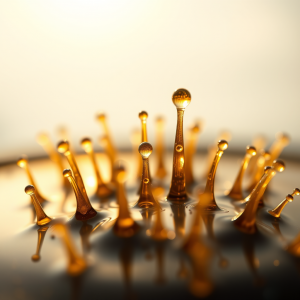 Ferrofluid Spikes Responding To Magnetic Field Forces