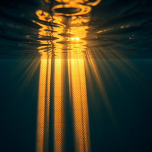 Carbon Fiber Weave Pattern Under Dramatic Studio Lighting