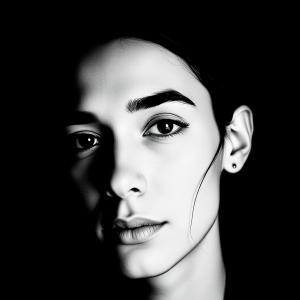 Modern Line Art Portrait Minimal Continuous Lines