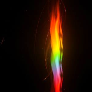 Soap Film Interference Patterns Showing Rainbow Bands